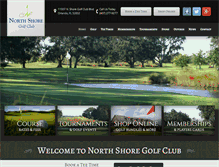 Tablet Screenshot of golfatnorthshore.com